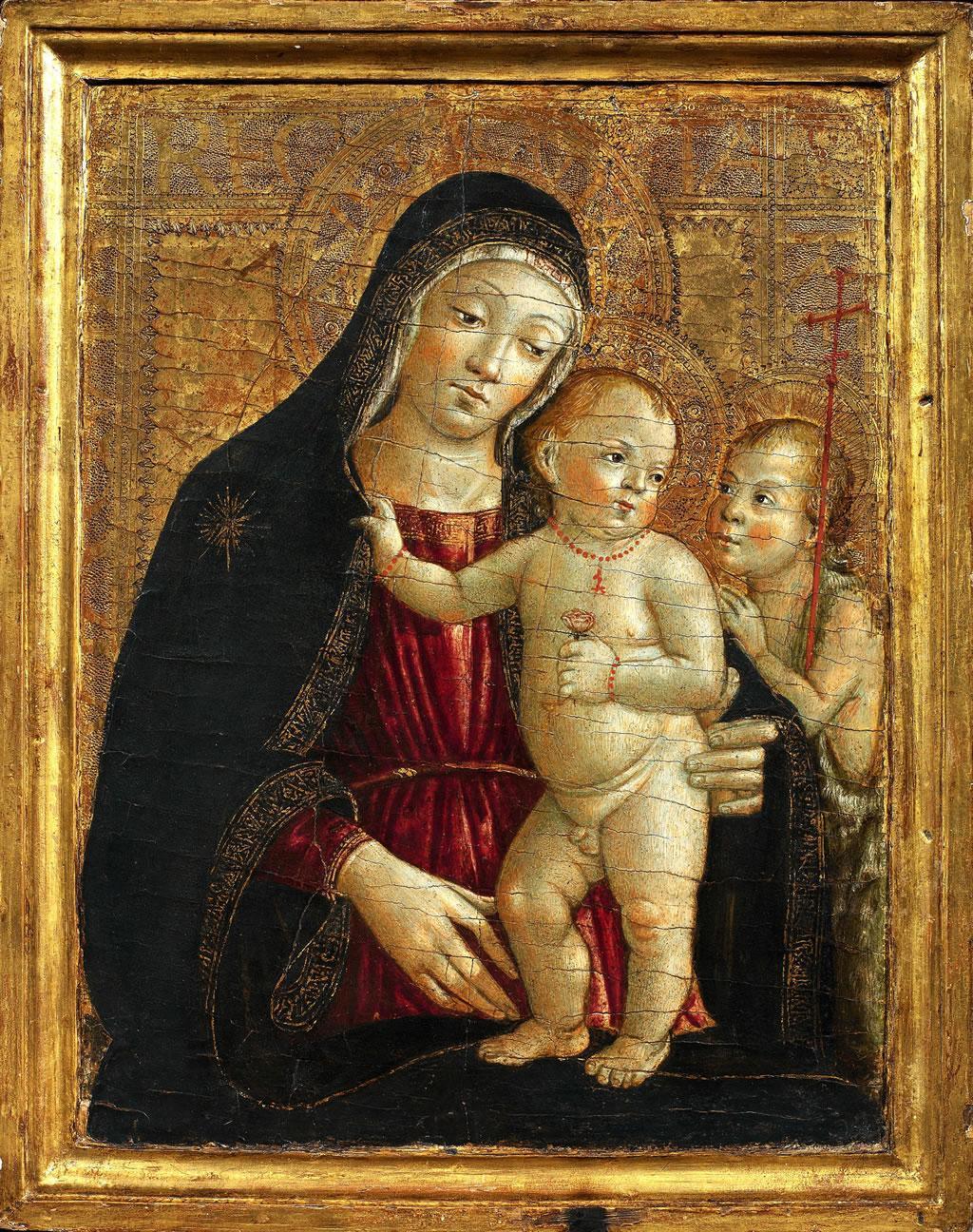 Unknown Artist Madonna con Bambino e San Giovannino by Bartolo
